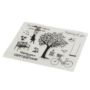 Garden Theme Silicone Rubber Clear Stamp Cling Seal Scrapbooking Diary Card DIY Craft