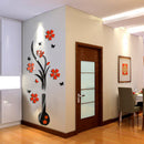 Flower DIY Wall Sticker Removable Home Decoration Mural Decal