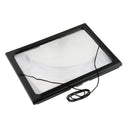 Hands-Free Full Page Magnifier for Reading With Jewelry Loupe Magnifier