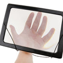 Hands-Free Full Page Magnifier for Reading With Jewelry Loupe Magnifier