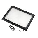 Hands-Free Full Page Magnifier for Reading With Jewelry Loupe Magnifier