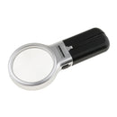 LED Lighted Hands Free Illuminated Magnifying Glass with Stand 3x Magnification Magnifier Handheld