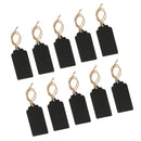 10 Pieces 8x4cm Mini Blackboard Signs Hanging Chalkboard Message Board Wedding