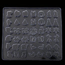 DIY Assorted Shape Silicone Earring Mold For Epoxy Resin Jewelry Making