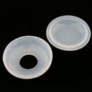 Silicone Pendant DIY Mold Resin Jewelry Making Tools Mould Craft Plate Shape