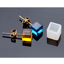 5 Pieces/Set Square Triangle Stud Earring Pendants Jewelry Making Mold Silicone Mould for DIY Crafts