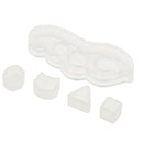 5 Pieces/Set Square Triangle Stud Earring Pendants Jewelry Making Mold Silicone Mould for DIY Crafts