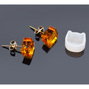 5 Pieces/Set Square Triangle Stud Earring Pendants Jewelry Making Mold Silicone Mould for DIY Crafts