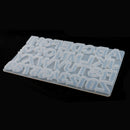 Alphabet Number Shape Silicone DIY Molds Tray for Resin Jewelry Making Craft
