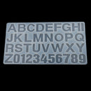 Alphabet Number Shape Silicone DIY Molds Tray for Resin Jewelry Making Craft