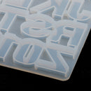 Alphabet Number Shape Silicone DIY Molds Tray for Resin Jewelry Making Craft