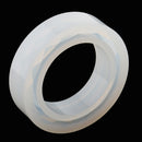 Silicone Round Mold For Faceted Bangle Bracelet Jewelry Making Tools Handmade Crafting Candle Soap Wax Mold 56mm