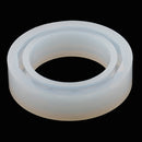 Silicone Round Mold For Faceted Bangle Bracelet Jewelry Making Tools Handmade Crafting Candle Soap Wax Mold 56mm