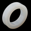 Silicone Round Mold For Faceted Bangle Bracelet Jewelry Making Tools Handmade Crafting Candle Soap Wax Mold 60mm
