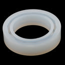Silicone Round Mold For Faceted Bangle Bracelet Jewelry Making Tools Handmade Crafting Candle Soap Wax Mold 60mm
