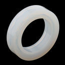 Silicone Round Mold For Faceted Bangle Bracelet Jewelry Making Tools Handmade Crafting Candle Soap Wax Mold 62mm