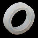 Silicone Round Mold For Faceted Bangle Bracelet Jewelry Making Tools Handmade Crafting Candle Soap Wax Mold 62mm