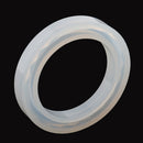 Silicone Round Mold For Faceted Bangle Bracelet Jewelry Making Tools Handmade Crafting Candle Soap Wax Mold 62mm