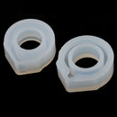 3Pieces Mixed Size Ring Mold Clear Jewelry Resin Casting for DIY Craft Making