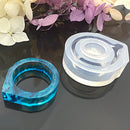 3Pieces Mixed Size Ring Mold Clear Jewelry Resin Casting for DIY Craft Making