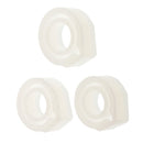 3Pieces Mixed Size Ring Mold Clear Jewelry Resin Casting for DIY Craft Making