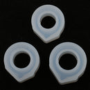 3Pieces Mixed Size Ring Mold Clear Jewelry Resin Casting for DIY Craft Making