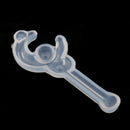 4 Pieces Assorted Silicone Pendant Molds for Resin Casting Jewelry Making Tools Mould with Hanging Hole