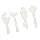 4 Pieces Assorted Silicone Pendant Molds for Resin Casting Jewelry Making Tools Mould with Hanging Hole