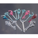 4 Pieces Assorted Silicone Pendant Molds for Resin Casting Jewelry Making Tools Mould with Hanging Hole