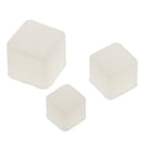 3 Pieces Assorted Size Square Shape Silicone Pendant for Resin Casting DIY Molds Jewelry Making Tools