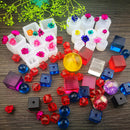 3 Pieces Assorted Size Square Shape Silicone Pendant for Resin Casting DIY Molds Jewelry Making Tools