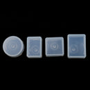 4 Types Jewelry Pendant Making Mold Silicone Resin Casting Mould DIY Craft Tool