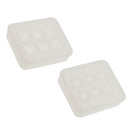 2Pieces Assorted Silicone DIY Bead Mold Round Square Shape for Jewelry Making Hand Craft Too