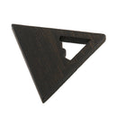 1Piece DIY Wooden Frame Jewelry Pendant Making Mold Wood Moulding Crafts 26x23x2.5mm