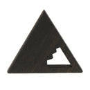 1Piece DIY Wooden Frame Jewelry Pendant Making Mold Wood Moulding Crafts 26x23x2.5mm