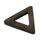 1Piece DIY Wooden Frame Jewelry Pendant Making Mold Wood Moulding Crafts 24x23x2.5mm