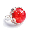 1 Piece Cabochon Frame Adjustable Ring Base Setting Tray Blank Round 18mm