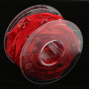 5 Meters Heart Beaded Lace Trims Sewing Mesh Applique For Craft Card Making Wedding Party Supplies Red 10mm