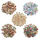 100 Pieces Heart Shaped Painted 2 Hole Wood Buttons 15mm for Sewing Scrapbooking