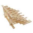 Wooden Paint Bottles Rack Modular Organizer Paint Brushes Holder Storage Tools Stand