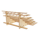 Wooden Paint Bottles Rack Modular Organizer Paint Brushes Holder Storage Tools Stand