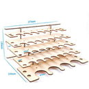 Wooden Paint Bottles Rack Modular Organizer Paint Brushes Holder Storage Tools Stand