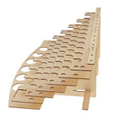 Wood Paint Bottles Rack Model Organizer Painting Brush Holder Storage Tool Stand