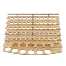 Wood Paint Bottles Rack Model Organizer Painting Brush Holder Storage Tool Stand