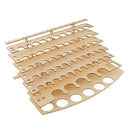 Wood Paint Bottles Rack Model Organizer Painting Brush Holder Storage Tool Stand