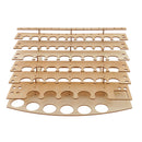 Wood Paint Bottles Rack Model Organizer Painting Brush Holder Storage Tool Stand