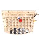 Wood Paint Bottles Rack Model Organizer Painting Brush Holder Storage Tool Stand