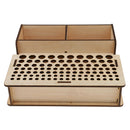 Wooden Leathercraft Tools Rack Stand Leather Craft Stamping Punching Tools Holder Organizer
