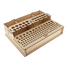 Wood Leather Craft Tools Holder Rack Stand Leather Stamp Punch Tools Storage Box Organizer