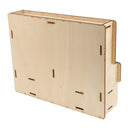 Wood Leather Craft Tools Holder Rack Stand Leather Stamp Punch Tools Storage Box Organizer